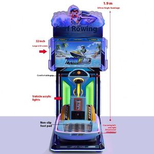New Kidsren's Interactive Commercial Home Game Console Coin-Operated <b>Amusement</b> <b>Machine</b> Featuring Surfing 3D Racing for Coin Push - Product Image 3