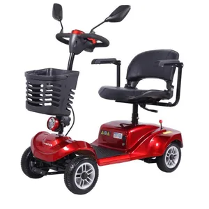 Tricycle Folding Foldable Motor Travel Adult Handicap 3 Three Wheel Mobility Disabled Electric Handicapped Scooters for sale