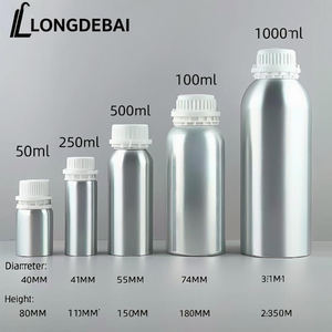500 मिलीलीटर 1 एल एल्यूमीनियम बोतल तरल एजेंट रासायनिक बोतल आंतरिक ढक्कन सील के साथ 50 मिलीलीटर 250 मिलीलीटर कस्टम धातु इत्र पैकेज बोतल - Product Image 3