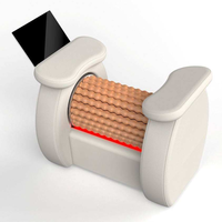Appareil de massage corporel sculptant, drainage lymphatique, rouleau rotatif à 360°, rouleau lymphatique, rouleau de massage lymphatique, chaise de massage