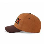 Gorras de béisbol de lujo con logotipo personalizado, ajustables, de algodón y gamuza, estilo moderno, de diseñador, con bordado 3D.