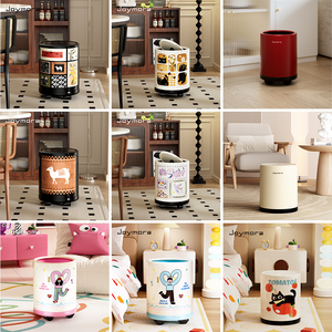 <span class=keywords><strong>Poubelle</strong></span> à roulettes 2 en 1, 12L avec seau intérieur amovible et couvercle, <span class=keywords><strong>chariot</strong></span> mobile facile à nettoyer pour la <span class=keywords><strong>cuisine</strong></span> - Product Image 2