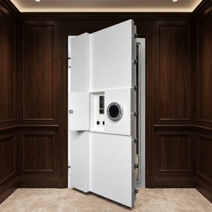 Puerta de seguridad para banco de acero inoxidable sólido con cerradura digital electrónica - puerta de alta protección para interiores/exteriores, día y noche, para hotel - Product Image 2