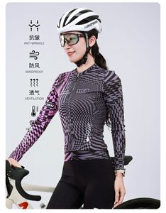 <span class=keywords><strong>Veste</strong></span> de cyclisme pour femmes, conçue par ODM, légère, respirante, en polaire <span class=keywords><strong>thermique</strong></span>, manches longues, tenue de cyclisme, équipement de cyclisme sur route, écologique - Product Image 5