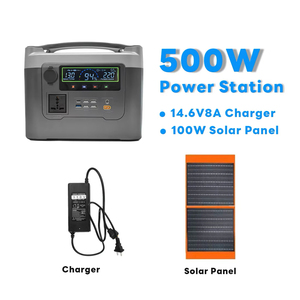 Station d'alimentation portable 512Wh 600W, batterie externe avec générateur <span class=keywords><strong>solaire</strong></span>, alimentation de secours pour la maison et l'extérieur - Product Image 5