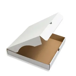 9'' 10'' 12'' 14'' 16'' Großhandel günstige Pizza-Schachtel aus Papier wellpappe weiße Pizza-Schachtel