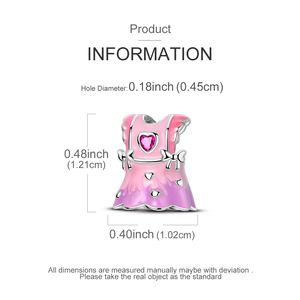 MULA-<span class=keywords><strong>Jupe</strong></span> rose-violet en argent sterling 925, pendentif à breloques fines, bracelet à breloques en <span class=keywords><strong>sapin</strong></span> avec zircon pour femme, cadeau de fête, bijoux - Product Image 4