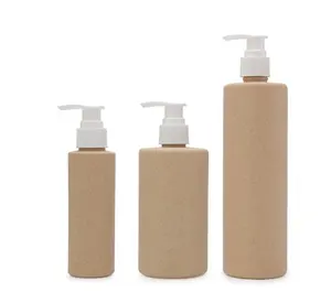 Khối lượng khác nhau phân hủy sinh học rơm lúa mì pet chai dầu gội rỗng Lotion nhựa Gel tắm chai