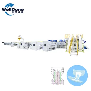 Newest design China supplier full servo adult diaper production line adult diaper machinery