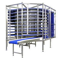 Nouvelle machine de refroidissement industrielle robuste en acier inoxydable avec convoyeur à spirale circulaire électrique pour farine, sucre et œufs