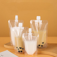 Sachet Doypack personnalisé avec bec verseur pour liquides, 100ml, 200ml, 300ml, pour boissons