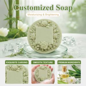Custom Highly Effective Solid Bar <b>Soap</b> For Cleansing Whitening A Vegan Friendly <b>Soap</b> Made With Premium Plant Based Ingredients - Product Image 2