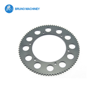 Pignon de chaîne de course en alliage d'aluminium 7075 anodisé, usiné CNC, pas 219/428/420, pour karting, pièce de rechange