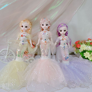 Ocean Princess Cartoon Toy Poupée sirène qui chante Cadeau d'anniversaire pour enfants Vente en gros pour les établissements de formation - Product Image 2