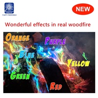 Changement de couleur pour le camping, flamme artificielle arc-en-ciel magique, flamme colorée, flamme de feu de joie colorée