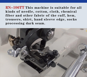 จักรเย็บผ้าอุตสาหกรรมแบบซ่อนมอเตอร์ รุ่น Bitop RN-106TD พร้อมโต๊ะตั้งมอเตอร์ คุณสมบัติโปรแกรมได้ และที่ตัดด้าย-ใหม่ - Product Image 4