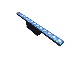 Parlaklık DMX RGB piksel LED çubuk ışık IP65 dekorasyon dj yıkama sahne ışığı 14 adet 3w RGB sihirli cob duvar yıkayıcı bukalemun matris