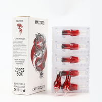 Aiguilles stérilisées de sécurité pour machine à tatouer, 0.3mm, 7/9/11/13/15RM, 20 pièces, RM