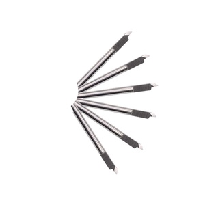 Cuchillas de Carburo <span class=keywords><strong>Summa</strong></span> T 30 45 60 Grados HRC 70, Cuchilla de Corte de Vinilo para Plotter con Ángulo de Helicidad 45°, OEM - Product Image 3