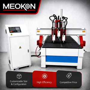 Multi-Process 3-Axis 1325 CNC Router NC Studio Control High Precision Servo Motor Solid Wood Advertising Engraving Cutting