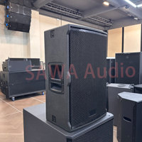TT 25-A II Enceinte active bidirectionnelle de 15 pouces à haut rendement pour utilisation mobile par les groupes de musique, enceinte amplifiée pour tournée