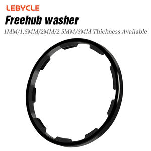 แหวนรองเฟืองหลังจักรยาน LEBYCLE ทำจากอลูมิเนียมอัลลอยด์ ขนาด 1/1.5/2/2.5/3 มม. อุปกรณ์เสริมสำหรับจักรยาน - Product Image 1