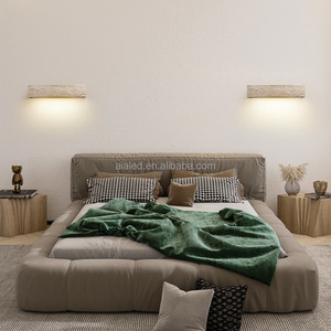 Applique murale en pierre de style moderne, LED SMD, pour salon, chambre à coucher, chevet, design de pièce - Product Image 3