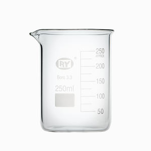 उच्च गुणवत्ता वाले बोरोसिलिकेट 3.3 प्रयोगशाला ग्लेसवेयर मोटी दीवार कम रूप बीकर - Product Image 6