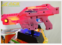Simulateur de tir vidéo 3-en-1 ACS Ultra Firepower, machine de jeu de tir pour enfants en anglais, écran LCD métallique