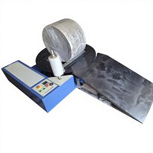 เครื่องพันฟิล์มยืดแบบกึ่งอัตโนมัติ LEW Mini Pneumatic พร้อมมอเตอร์ PLC สายพาน 220V - Product Image 1