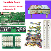 Machine d'exercice de réflexe à monnayeur Naughty Bean Metal pour jeux, avec carte mère, câblage et kit lumineux