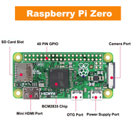Raspberry Pi Zero V1.3 Carte de développement d'origine 1GHz CPU 512 Mo de RAM Raspberry Pi Zero 1.3 Version pour Raspberry Pi Vente en gros