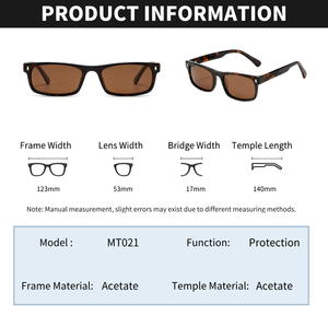 2026 New Trend Polarized Square Sunglasses Custom Acetate Frame <strong>TAC</strong> Lens UV400 Protection Anti-Glare Glasses Case Durable Fast - Product Image 2