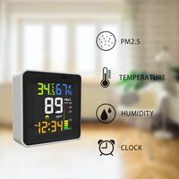 Meteran kualitas udara luar ruangan multifungsi rumah tangga Monitor kualitas udara Gas monitor layar LCD Monitor kualitas udara pintar