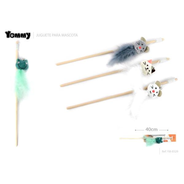 Plumas de animales de 40 cm.