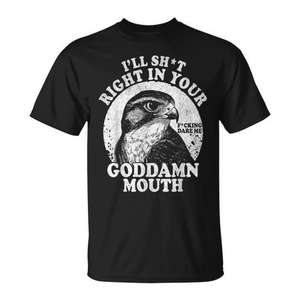 Camiseta con la frase: "Me quedaré callado en tu maldito silencio" - Product Image 1