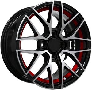 <span class=keywords><strong>Jante</strong></span> de voiture en alliage de 15 pouces de vente directe d'usine T-<span class=keywords><strong>208</strong></span> avec dégagement rouge - Product Image 1