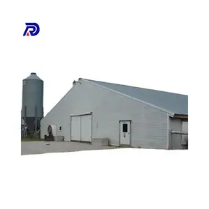 fire proof steel frame layer steel structure automatic chicken house control shed prefab poultry farm house design for 5000 hens