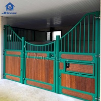 Box de cheval de luxe de style européen JHorse avec panneaux en bambou, équipement d'écurie personnalisé, vente en gros OEM ODM