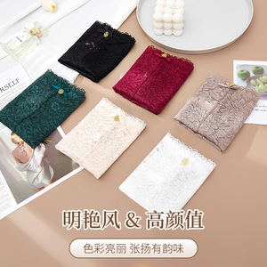 Ren thong của phụ nữ cao eo thoáng khí sexy nhỏ Rỗng ra nửa vòng hip của phụ nữ đồ lót - Product Image 6