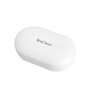 Eraclean Ультразвуковой очиститель контактных линз для путешествий, офиса, контейнер для линз, портативный ультразвуковой очиститель контактных линз