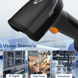 Gồ ghề QR mã <span class=keywords><strong>Laser</strong></span> DPM Máy quét mã vạch công nghiệp tầm xa không dây cầm tay 2D Handel Máy quét mã vạch với trạm phí - Product Image 6