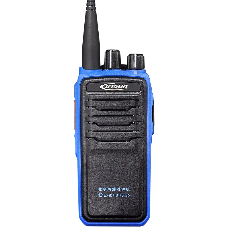 DP515-walkie-talkie a prueba de explosiones, Radio bidireccional portátil DMR de doble banda