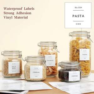 Tarros <span class=keywords><strong>de</strong></span> vidrio vacíos al por mayor para <span class=keywords><strong>miel</strong></span>, tarros <span class=keywords><strong>de</strong></span> vidrio <span class=keywords><strong>de</strong></span> boca ancha con tapa abatible para conservar la frescura <span class=keywords><strong>de</strong></span> té <span class=keywords><strong>y</strong></span> café, para uso en fiestas <span class=keywords><strong>y</strong></span> cocina. - Product Image 6