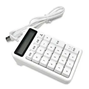 Teclado digital de pagamento com interruptor facial, interface USB de 22 teclas com porta serial com tela de exibição, teclado de posição de cabelo segundo