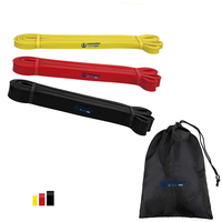 Bandes d'Exercice de Fitness et de Yoga en Latex 100% Naturel Haute Qualité, Boucles de Résistance Extensibles pour Traction, Grande Élasticité