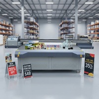 Printer UV Inkjet China Harga Lebih Murah Ukuran 2513 Multifungsi untuk Ubin Kaca Printer Flatbed UV