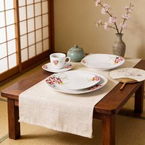 <span class=keywords><strong>Servizio</strong></span> di <span class=keywords><strong>Piatti</strong></span> in Fine Porcellana <span class=keywords><strong>Arcopal</strong></span> HARVIT con Design Floreale per Feste, Set da 4 Pezzi - Product Image 3