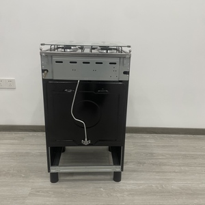 Cuisinière à gaz traditionnelle autoportante de haute qualité 50x50cm à 4 brûleurs avec couvercle en verre et four pour usage domestique - Product Image 2