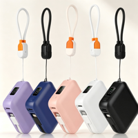 Power Bank Mini 20W 10000mAh Logo Dapat Disesuaikan Dengan Layar LED Penunjuk Baterai Pengisian Cepat